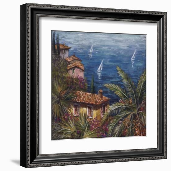 View Through Palms-Malcolm Surridge-Framed Giclee Print