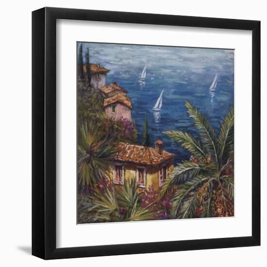 View Through Palms-Malcolm Surridge-Framed Giclee Print