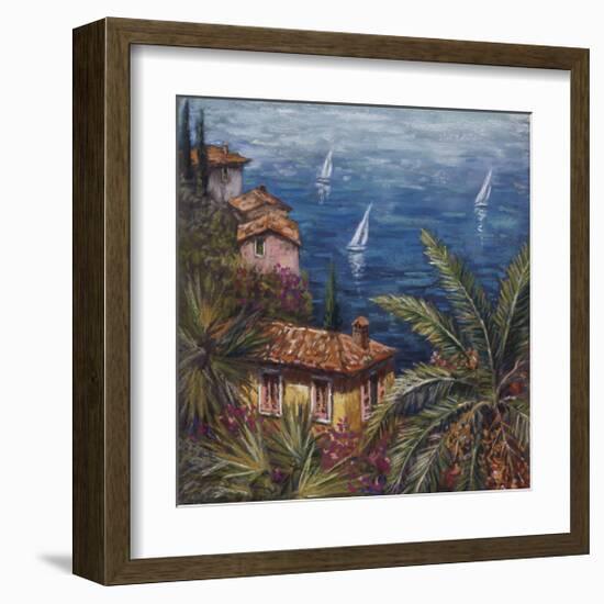 View Through Palms-Malcolm Surridge-Framed Giclee Print
