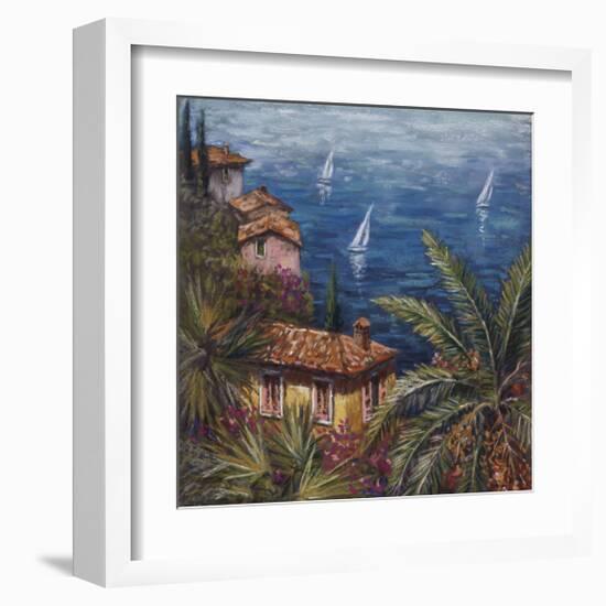 View Through Palms-Malcolm Surridge-Framed Giclee Print