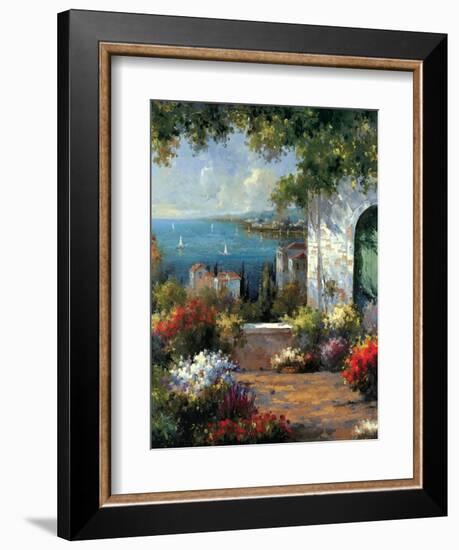 View Through the Arch-Harvey-Framed Art Print