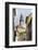 View Through the Gothic House Facades to the Krumlov Castle, Cesky Krumlov, Czech Republic, Europe-Michael Runkel-Framed Photographic Print