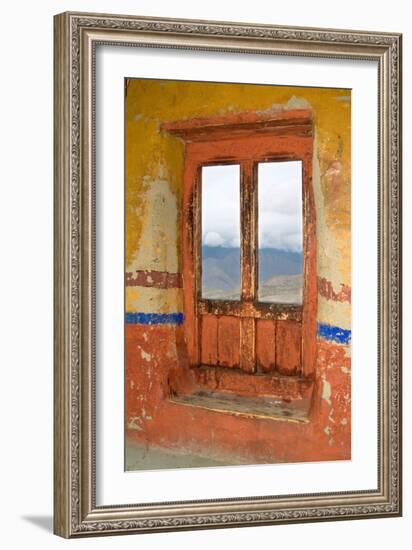 View Through the Monastery Window, Likir Monastery, Ladakh, India-null-Framed Photographic Print