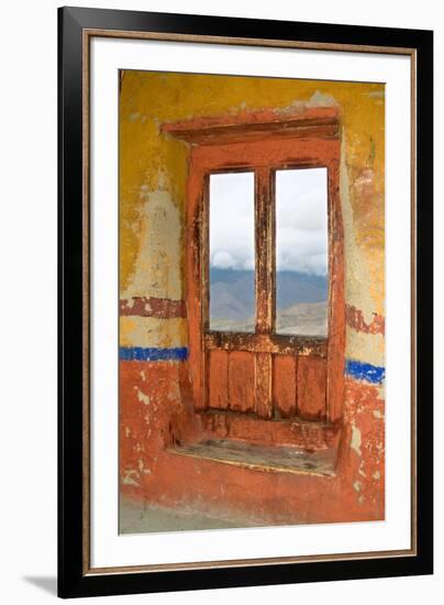 View Through the Monastery Window, Likir Monastery, Ladakh, India-null-Framed Photographic Print