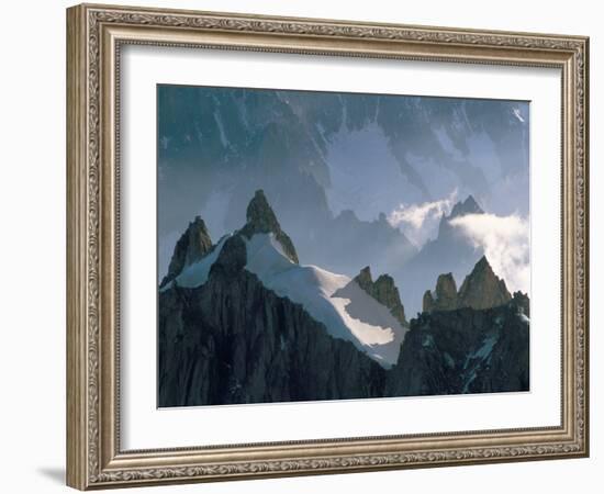 View to Aiguilles De Chamonix, Aiguille Du Midi, Chamonix, Haute-Savoie, Rhone-Alpes, France-Ruth Tomlinson-Framed Photographic Print