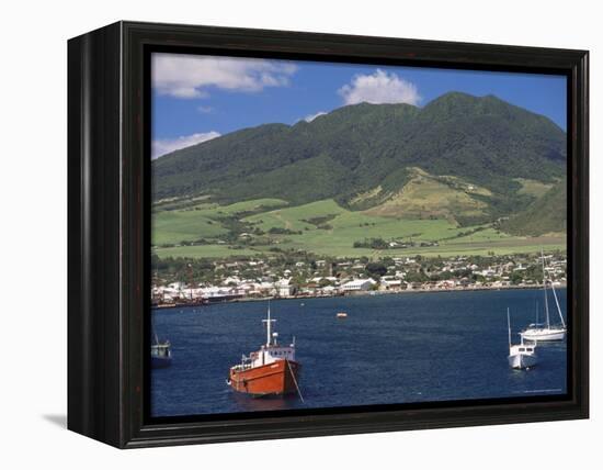 View to Basseterre, St. Kitts, Leeward Islands, West Indies, Caribbean, Central America-Ken Gillham-Framed Premier Image Canvas