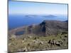 View to Isle of Eigg, from Hallival, Isle of Rum, Inner Hebrides, Scotland, United Kingdom-Richard Ashworth-Mounted Photographic Print