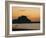 View to Mont Orgueil at Sunrise, Gorey, Jersey, Channel Islands, UK-Ruth Tomlinson-Framed Photographic Print