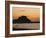 View to Mont Orgueil at Sunrise, Gorey, Jersey, Channel Islands, UK-Ruth Tomlinson-Framed Photographic Print