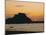 View to Mont Orgueil at Sunrise, Gorey, Jersey, Channel Islands, UK-Ruth Tomlinson-Mounted Photographic Print