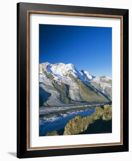 View to the Breithorn and Breithorn Glacier, Gornergrat, Zermatt, Swiss Alps, Switzerland-Ruth Tomlinson-Framed Photographic Print