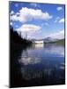 View to the Chateau Lake Louise Hotel from the Western Lakeshore Trail, Alberta, Canada-Ruth Tomlinson-Mounted Photographic Print