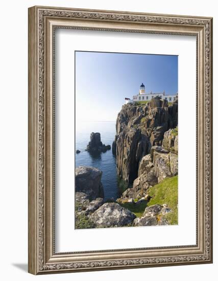 View to the Clifftop Lighthouse at Neist Point-Ruth Tomlinson-Framed Photographic Print