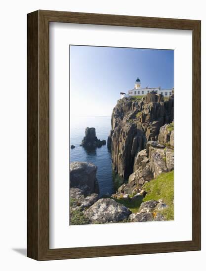 View to the Clifftop Lighthouse at Neist Point-Ruth Tomlinson-Framed Photographic Print