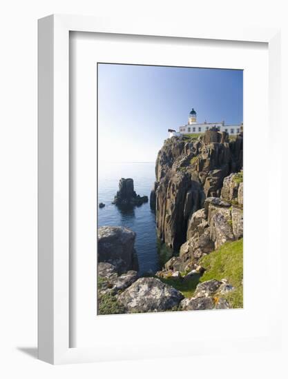 View to the Clifftop Lighthouse at Neist Point-Ruth Tomlinson-Framed Photographic Print