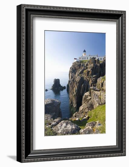 View to the Clifftop Lighthouse at Neist Point-Ruth Tomlinson-Framed Photographic Print