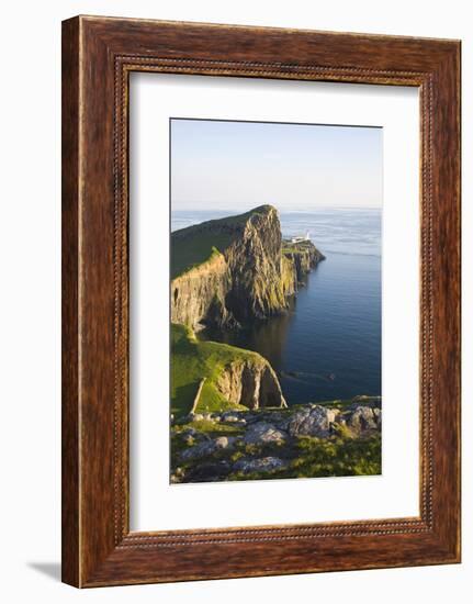 View to the Clifftop Lighthouse at Neist Point-Ruth Tomlinson-Framed Photographic Print