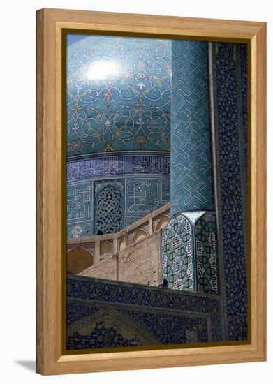 View to the Left of the Gateway of the Imam Mosque, Imam Khomeini Square-null-Framed Premier Image Canvas
