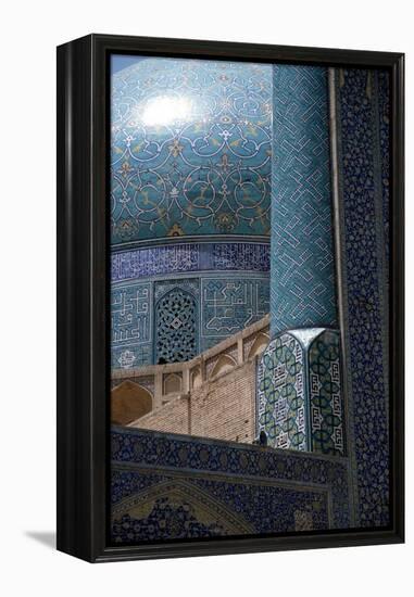 View to the Left of the Gateway of the Imam Mosque, Imam Khomeini Square-null-Framed Premier Image Canvas