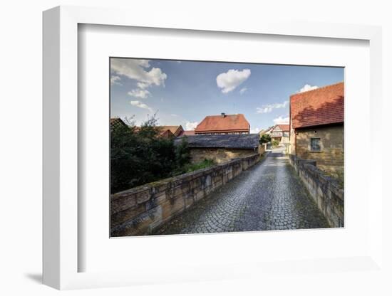 View to the Moated Castle, Irmelshausen, Bavaria, Germany, Europe-Klaus Neuner-Framed Photographic Print