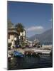 View to the North from the Old Harbour Side, Limone, Lake Garda, Italian Lakes, Lombardy, Italy-James Emmerson-Mounted Photographic Print