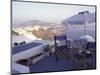 View Toward Caldera, Imerovigli, Santorini, Greece-Connie Ricca-Mounted Photographic Print