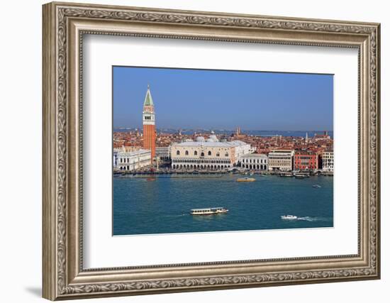 View towards Campanile and Doge's Palace, Venice, UNESCO World Heritage Site, Veneto, Italy, Europe-Hans-Peter Merten-Framed Photographic Print