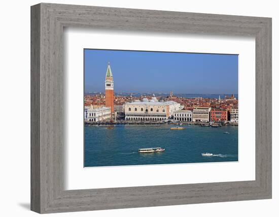 View towards Campanile and Doge's Palace, Venice, UNESCO World Heritage Site, Veneto, Italy, Europe-Hans-Peter Merten-Framed Photographic Print