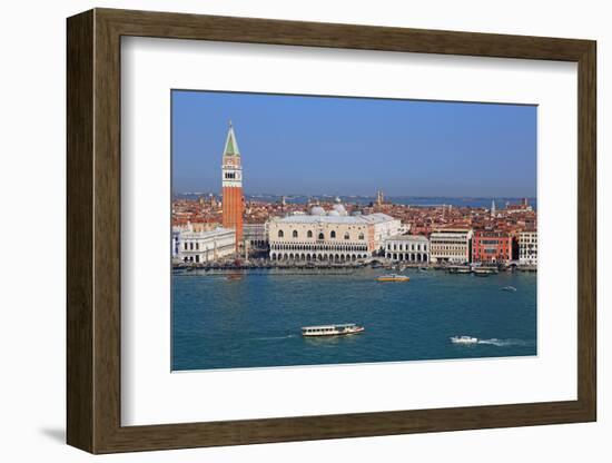 View towards Campanile and Doge's Palace, Venice, UNESCO World Heritage Site, Veneto, Italy, Europe-Hans-Peter Merten-Framed Photographic Print