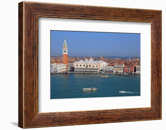 View towards Campanile and Doge's Palace, Venice, UNESCO World Heritage Site, Veneto, Italy, Europe-Hans-Peter Merten-Framed Photographic Print