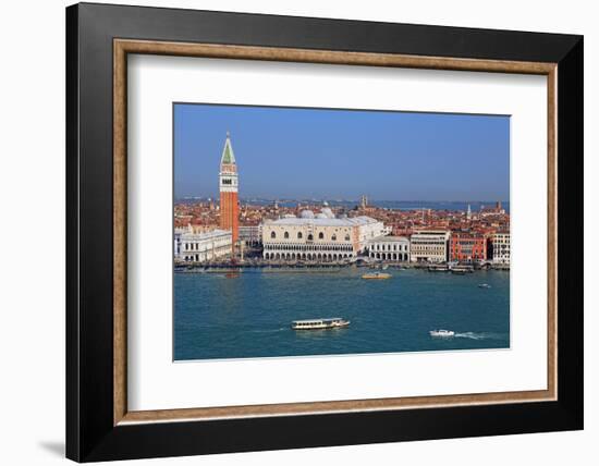 View towards Campanile and Doge's Palace, Venice, UNESCO World Heritage Site, Veneto, Italy, Europe-Hans-Peter Merten-Framed Photographic Print