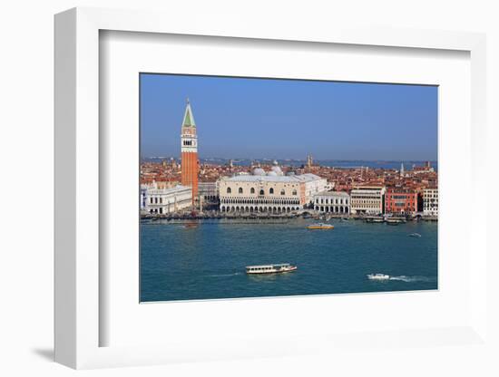 View towards Campanile and Doge's Palace, Venice, UNESCO World Heritage Site, Veneto, Italy, Europe-Hans-Peter Merten-Framed Photographic Print