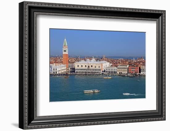 View towards Campanile and Doge's Palace, Venice, UNESCO World Heritage Site, Veneto, Italy, Europe-Hans-Peter Merten-Framed Photographic Print