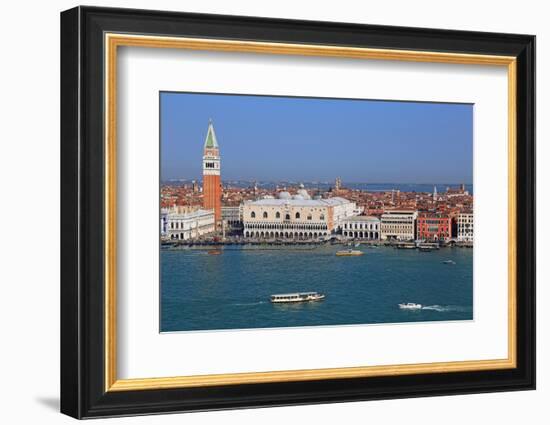 View towards Campanile and Doge's Palace, Venice, UNESCO World Heritage Site, Veneto, Italy, Europe-Hans-Peter Merten-Framed Photographic Print