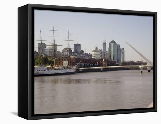 View Towards City Centre from Puerto Madero, Buenos Aires, Argentina, South America-Richardson Rolf-Framed Premier Image Canvas