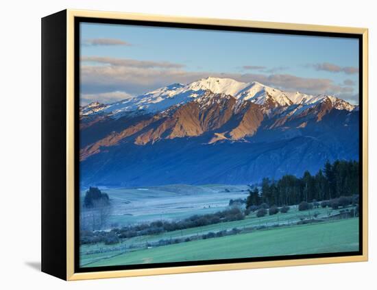 View Towards Coronet Peak Ski Field, Queenstown, Central Otago, South Island, New Zealand-Doug Pearson-Framed Premier Image Canvas