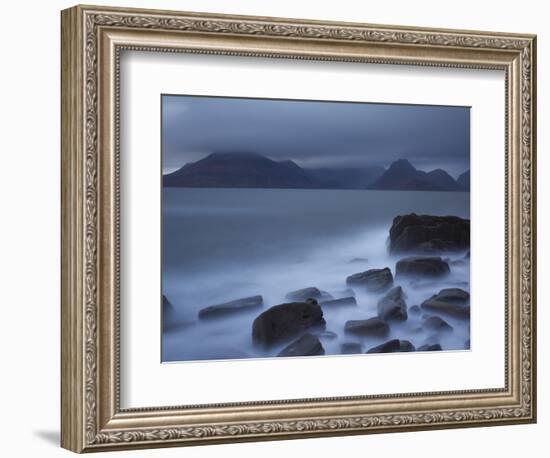 View Towards Cuillin Range from Elgol Beach. Skye, Scotland, October-Pete Cairns-Framed Photographic Print