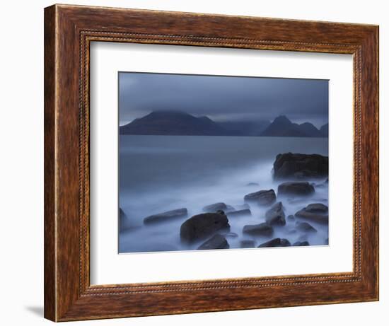 View Towards Cuillin Range from Elgol Beach. Skye, Scotland, October-Pete Cairns-Framed Photographic Print