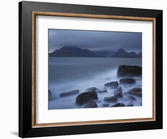 View Towards Cuillin Range from Elgol Beach. Skye, Scotland, October-Pete Cairns-Framed Photographic Print