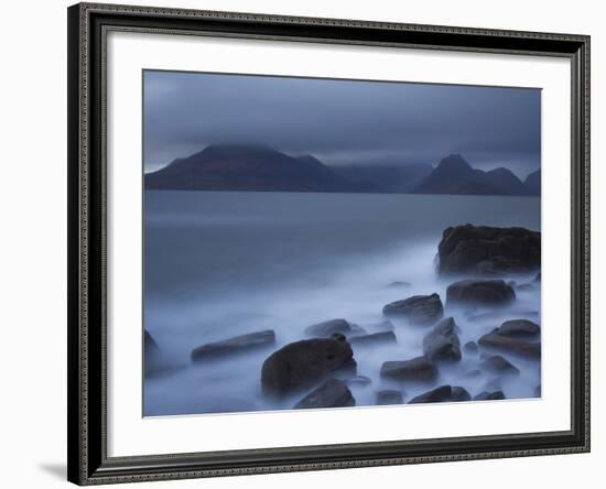 View Towards Cuillin Range from Elgol Beach. Skye, Scotland, October-Pete Cairns-Framed Photographic Print