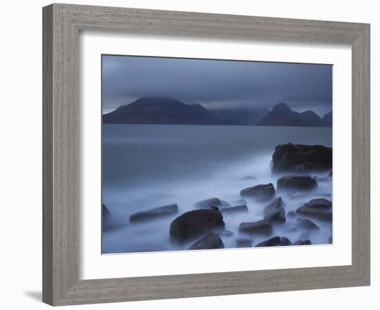 View Towards Cuillin Range from Elgol Beach. Skye, Scotland, October-Pete Cairns-Framed Photographic Print