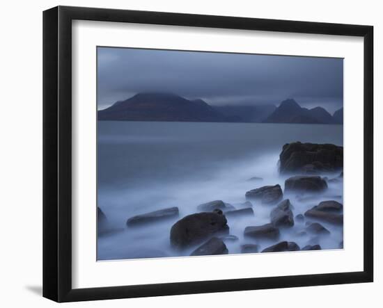 View Towards Cuillin Range from Elgol Beach. Skye, Scotland, October-Pete Cairns-Framed Photographic Print