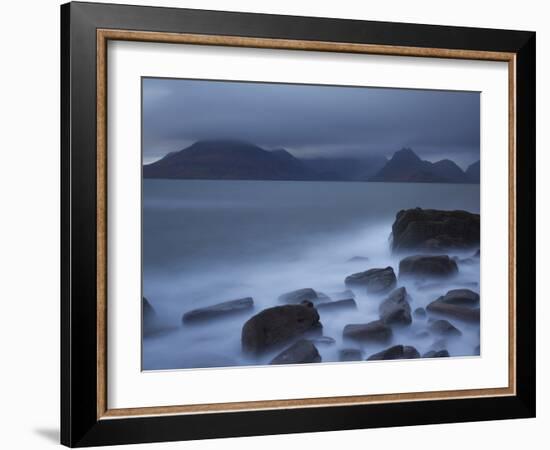 View Towards Cuillin Range from Elgol Beach. Skye, Scotland, October-Pete Cairns-Framed Photographic Print