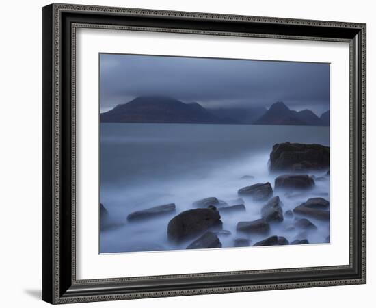 View Towards Cuillin Range from Elgol Beach. Skye, Scotland, October-Pete Cairns-Framed Photographic Print