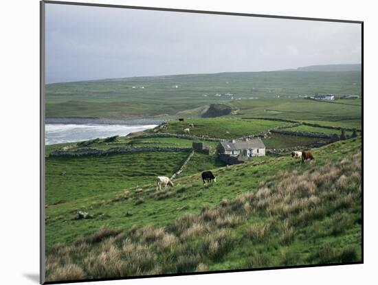 View Towards Doolin Over Countryside, County Clare, Munster, Eire (Republic of Ireland)-Gavin Hellier-Mounted Photographic Print
