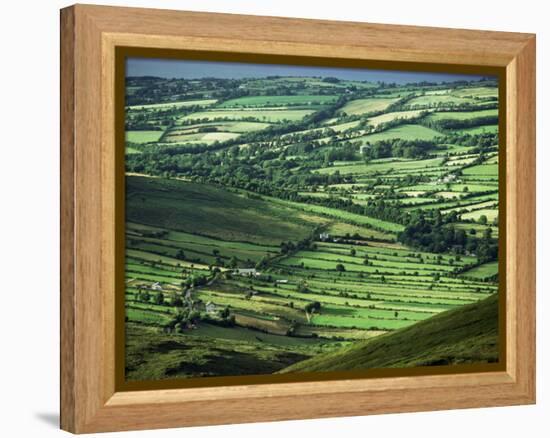 View Towards Lough Derg from Arra Mountains, County Clare, Munster, Republic of Ireland (Eire)-Adam Woolfitt-Framed Premier Image Canvas