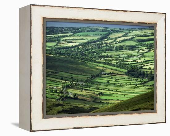 View Towards Lough Derg from Arra Mountains, County Clare, Munster, Republic of Ireland (Eire)-Adam Woolfitt-Framed Premier Image Canvas