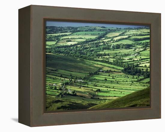 View Towards Lough Derg from Arra Mountains, County Clare, Munster, Republic of Ireland (Eire)-Adam Woolfitt-Framed Premier Image Canvas