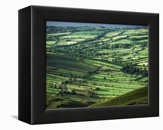 View Towards Lough Derg from Arra Mountains, County Clare, Munster, Republic of Ireland (Eire)-Adam Woolfitt-Framed Premier Image Canvas