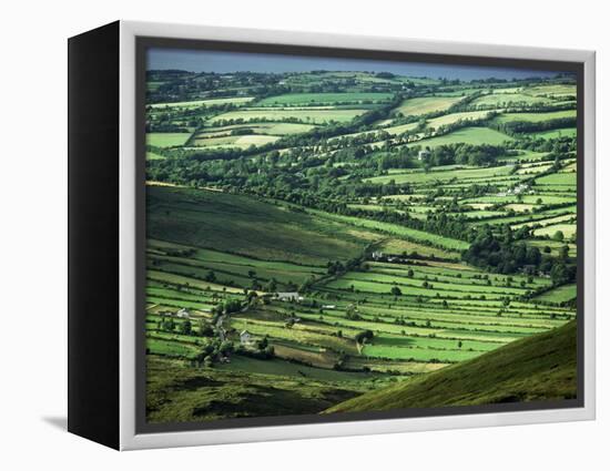 View Towards Lough Derg from Arra Mountains, County Clare, Munster, Republic of Ireland (Eire)-Adam Woolfitt-Framed Premier Image Canvas